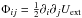 Mathematical equation: \hbox{$\Phi_{ij}=\frac12 \partial_i \partial_j U_\mathrm{ext}$}