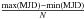 Mathematical equation: \hbox{$\frac{\max(\mathrm{MJD})-\min(\mathrm{MJD})}{N}$}