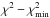 Mathematical equation: \hbox{$\chi^{2} - \chi_{\rm min}^{2}$}