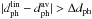 Mathematical equation: \hbox{$|\dphlin - \dphmean| > \Delta\dph$}