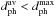 Mathematical equation: \hbox{$\dphmean < \dph^{\rm max}$}