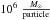 \hbox{$10^6~ \frac{{M}_\sun}{\text{particle}}$}
