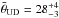 \hbox{$\bar{\theta}_{\rm UD}=28^{+4}_{-3}$}