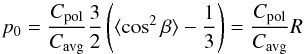 \appendix \setcounter{section}{2} \begin{equation} C_\mathrm{avg}=\frac{1}{3}\left(2C_\perp+C_\parallel\right), \end{equation}