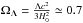 \hbox{$\Om_{\Lm} = \frac{\Lm c^2}{3 H_0^2} \simeq 0.7$}