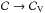 \hbox{${\cal C} \rarrow {\cal C}_{\rm V}$}