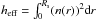 \hbox{$h_\m{eff} = \int_{0}^{R_\m{s}} (n(r))^2 \m{d}r$}