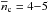 \hbox{$\nbred_{\rm c}=4 {-} 5$}