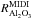 \hbox{$R_{\rm Al_2O_3}^{\rm MIDI}$}