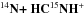 \hbox{$\textbf{\nN + \HCfNHp }$}