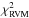 \hbox{$\chi^2_{\rm RVM}$}