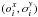\hbox{$(o^x_i,o^y_i)$}