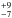 \hbox{$^{+9}_{-7}$}