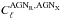 \hbox{$C_\ell^{{\rm AGN}_{\rm R},{\rm AGN}_{\rm X}}$}