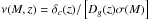 \hbox{$\nu(M,z) = \delta_c(z)/\left[D_g(z) \sigma(M)\right]$}