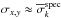 \hbox{$\sigma_{x,y} \approx \overline{\sigma}^\mathrm{spec}_k$}