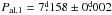 \hbox{$P_{\mathrm{al,1}}=7\fd158 \pm 0\fd002$}