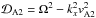 \hbox{${\cal D}_{\rm A2}=\Omega^2-k_x^2v_{\rm A2}^2$}