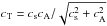 \hbox{$c_{\rm T}=c_{\rm s}c_{\rm A}/\sqrt{c_{\rm s}^2+c_{\rm A}^2}$}