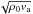 \hbox{$\sqrt{\rho_{0}v_{\rm a}}$}