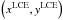 \hbox{$\left( x^\mathrm{LCE}, y^\mathrm{LCE} \right)$}