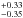 \hbox{$^{+0.33}_{-0.35}$}