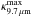 \hbox{$\kappa^{\rm max}_{9.7\,\mu{\rm m}}$}