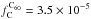 \hbox{$f_{\rm C}^{{\rm C}_{60}}=3.5\times10^{-5}$}