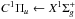 \hbox{$C^1\Pi_u \leftarrow X^1\Sigma_g^+$}