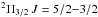 \hbox{$^2\Pi_{3/2} \, J = 5/2{-}3/2$}