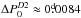 \hbox{$\Delta P_0 ^{D2} \approx 0{\fd}0084$}