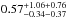 \hbox{$\frac{\Delta z}{\it 1+z} > 0.15$}
