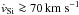 \hbox{$\dot v_{\rm Si} \ga 70 \kms$}