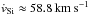 \hbox{$\dot v_{\rm Si} \approx 58.8 \kms$}