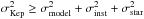 \hbox{$\sigma _\mathrm{Kep} ^2 \ge \sigma _\mathrm{model}^2 +\sigma _\mathrm{inst}^2 +\sigma _\mathrm{star}^2$}