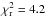 \hbox{$\chi^2_{\rm r}=4.2$}