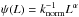 \hbox{$\psi(L) = k^{-1}_{\rm norm} L^\alpha$}