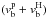 \hbox{$({v}_{\mathrm{b}}^{\mathrm{p}} + {v}_{\mathrm{b}}^{\mathrm{H}})$}