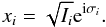 \appendix \setcounter{section}{2} \begin{equation} x_i = \sqrt{I_i} \expo{\ImUnit \sigma_i}. \end{equation}
