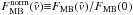 \hbox{$F_{\rm MB}^{\rm norm}(\hat{v}){\equiv}F_{\rm MB}(\hat{v})/F_{\rm MB}(0)$}