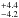 \hbox{$^{+4.4}_{-4.2}$}