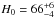 \hbox{$H_0 = 66^{+6}_{-4}$}