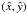 \hbox{$(\hat{x},\hat{y})$}