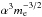\hbox{$\alpha^3m_\elec^{-3/2}$}