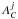 \hbox{$A_{C}^{j}$}