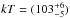 \hbox{$kT = (103^{+6}_{-5})$}