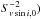 \hbox{$S_{v \sin i,0}^{-2})$}