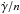 \hbox{$\dot\gamma/n$}
