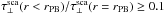 \hbox{$\tau_\perp^\text{sca}(r<r_\mathrm{PB})/\tau_\perp^\text{sca}(r=r_\mathrm{PB})\geq0.1$}