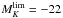 \hbox{$M_K^{\rm lim}=-22$}